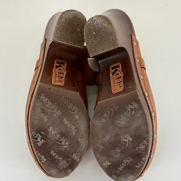 Korks Tan Mule / Clogs - Picture 4 of 6
